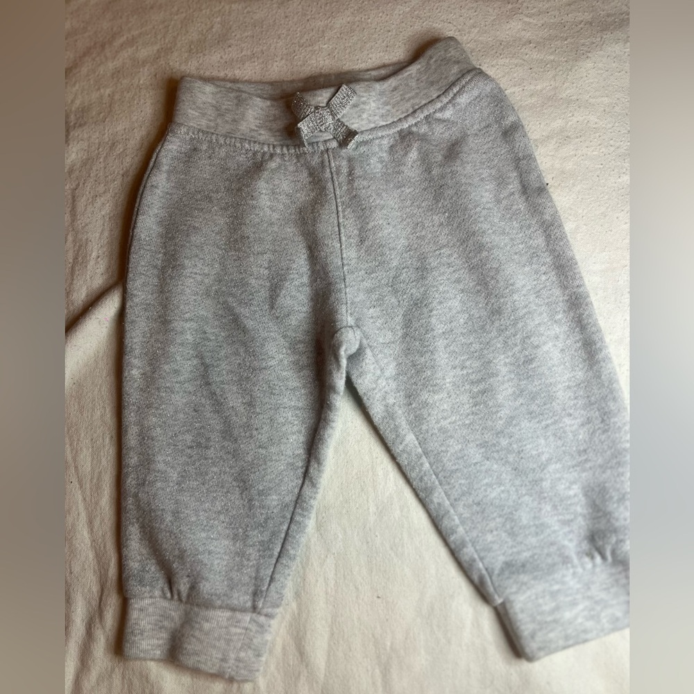 3 for $18 - Old Navy, 6-12m - Gray Sweatpants/Joggers with Sparkles